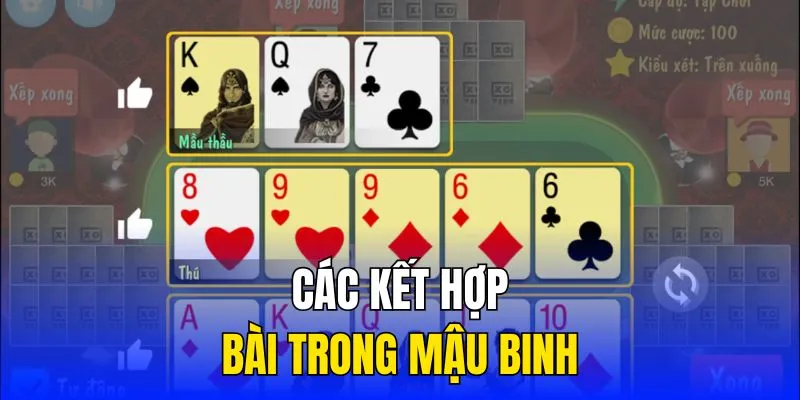 Các kết hợp bài trong mậu binh